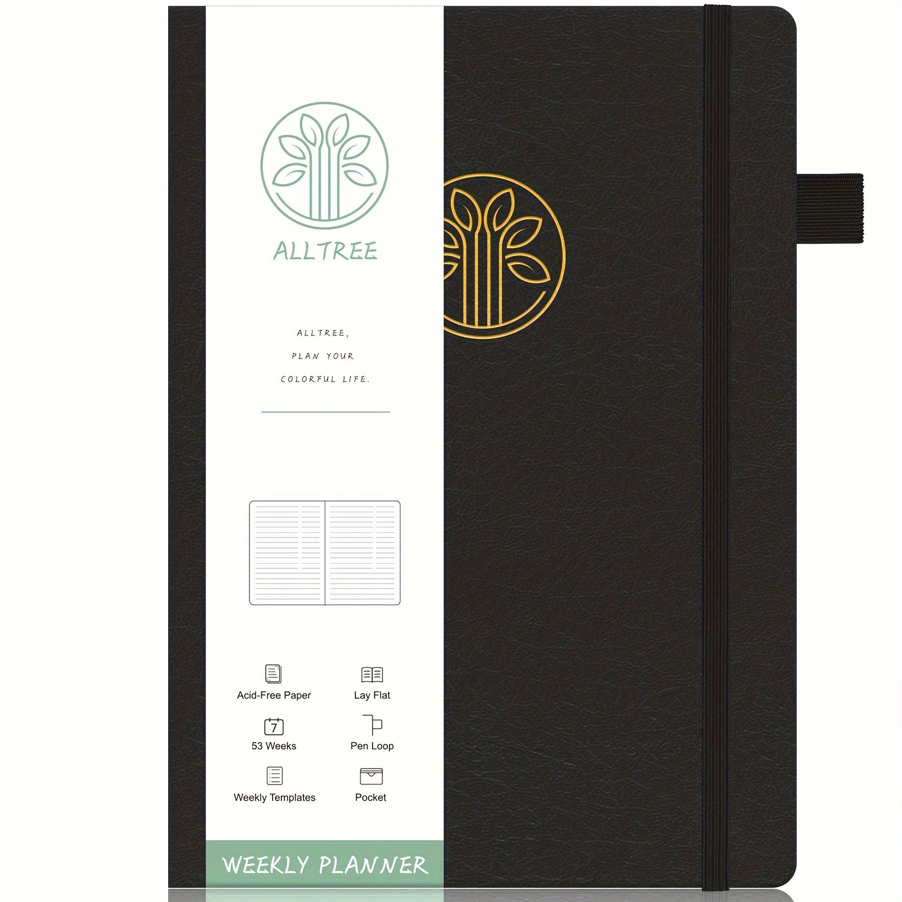Undated Weekly Planner Weekly Goals Notebook