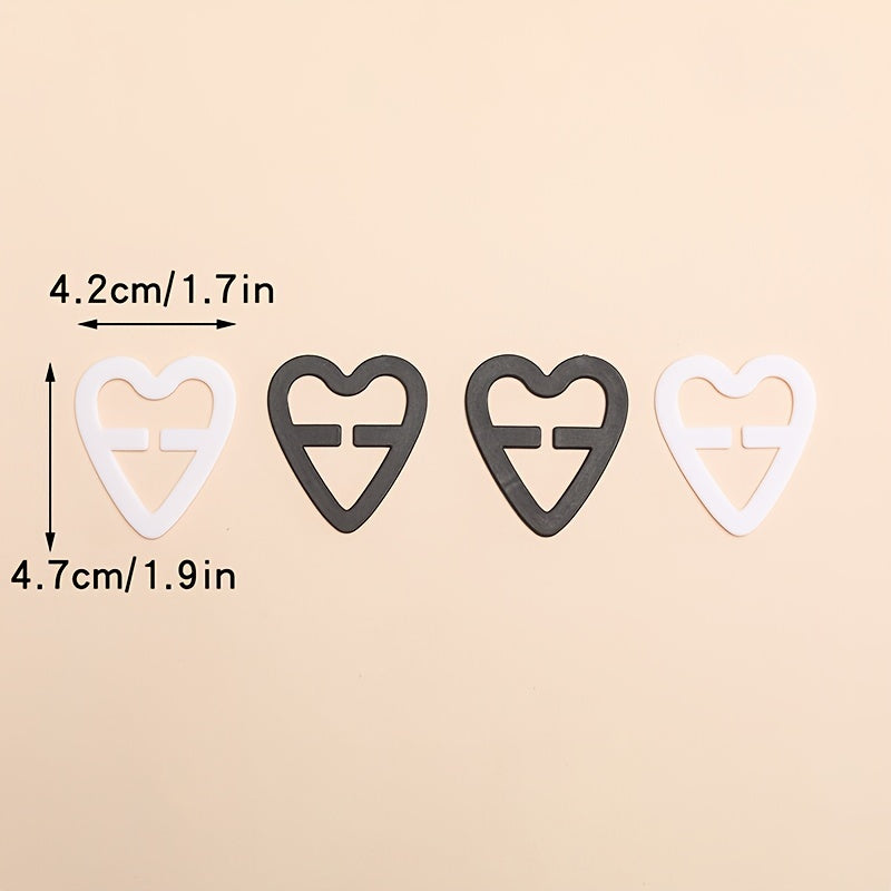 4pcs Invisible Bra Strap Clips Non slip Buckles For Braless Look