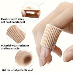 Toe Sleeve Protectors Silicone Gel Relief Toe Pressure Corn Calluse