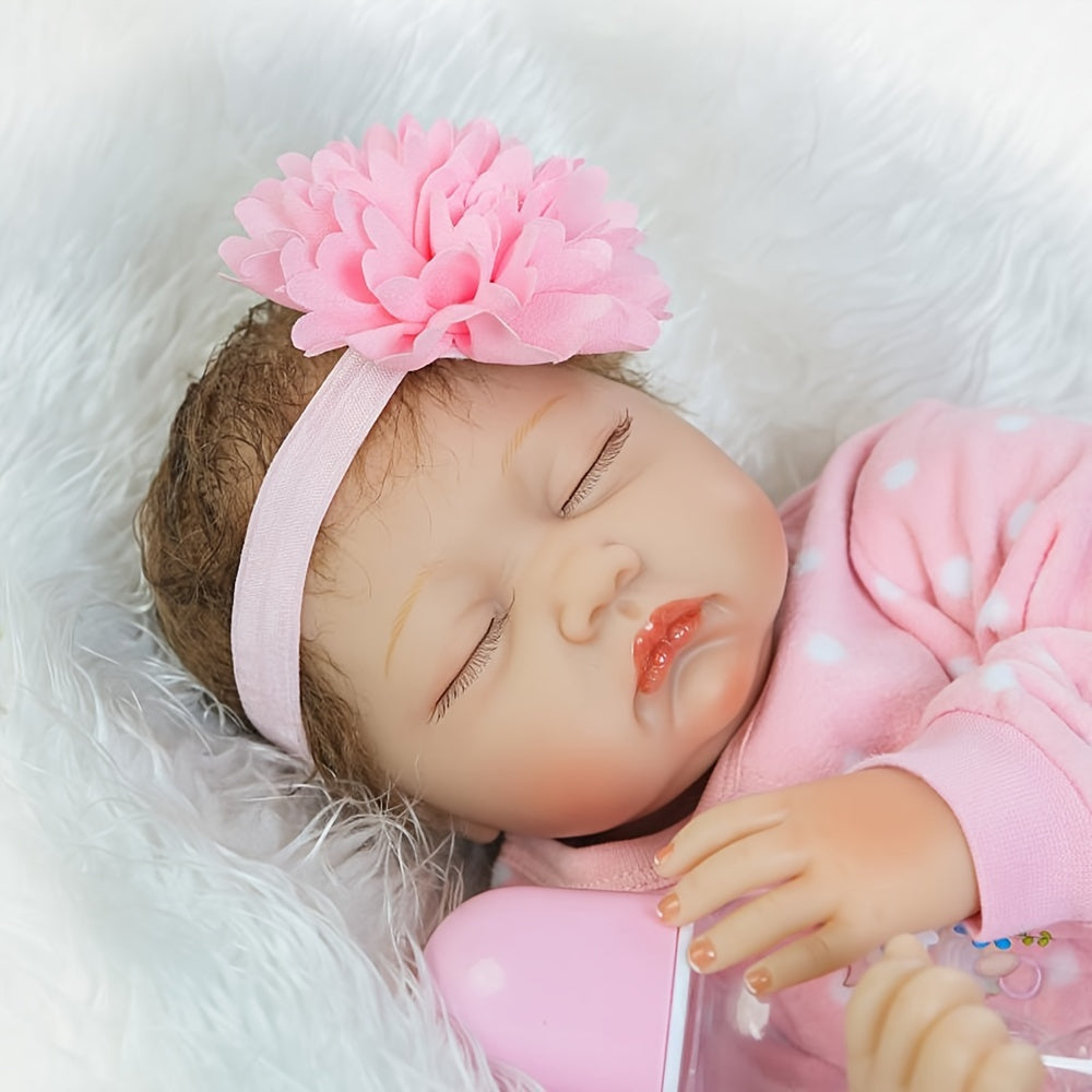 22 Inch Reborn Baby Doll Newborn Girl With Realistic Veins Vinyl