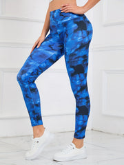 Christmas Snowflake Print Leggings for Women