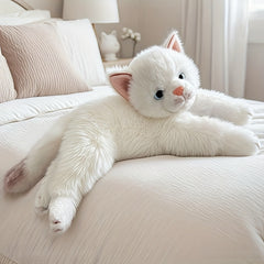 Realistic Lying Position Cat Doll Stuffed Toy