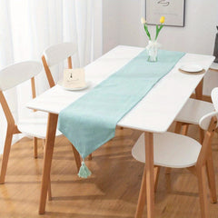 Polyester Table Runner Burlap Solid Table Runner Room Decor