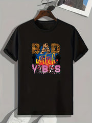 BAD WITCH VIBES Men's Graphic Tee Fitness T-shirt