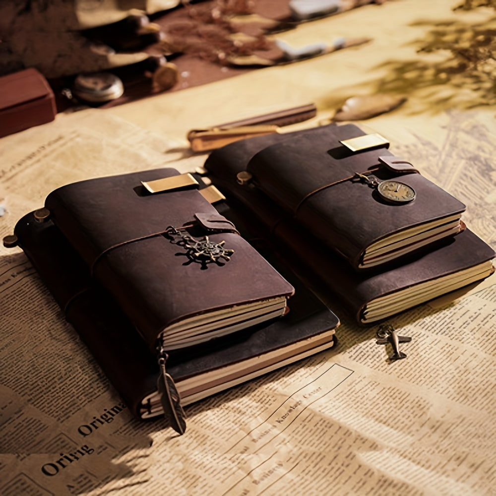 1pc Cowhide Diary Journal Sketchbook Planner TN Travel Notebook Cover