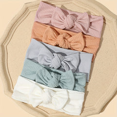 2pcs Baby Headband Butterfly Knot Elastic Newborn Hair Accessories
