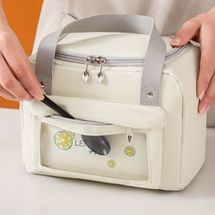 Large Capacity Japanese Lunch Bag Insulated Bento Picnic Office Work Waterproof