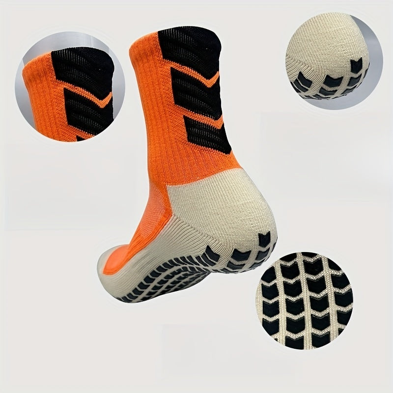 Men's Anti Slip Shock Absorbing Football Socks