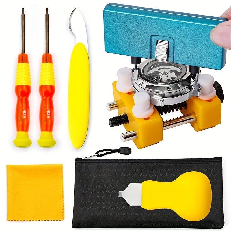 8pcs Watch Repair Kit Removal & Replacement Tool for Opening Watch Back