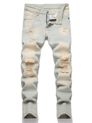 Boys Ripped Denim Jeans Long Pants Casual Kids Clothes