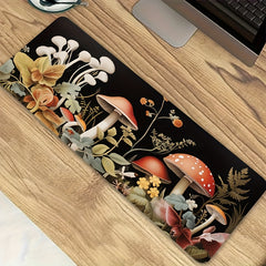 Cartoon Mushroom Pattern Mouse Pad Keyboard Pad