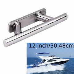 Polarlander 12inch Stainless Steel Mooring Cleat for Marine Boat Yacht Bollard