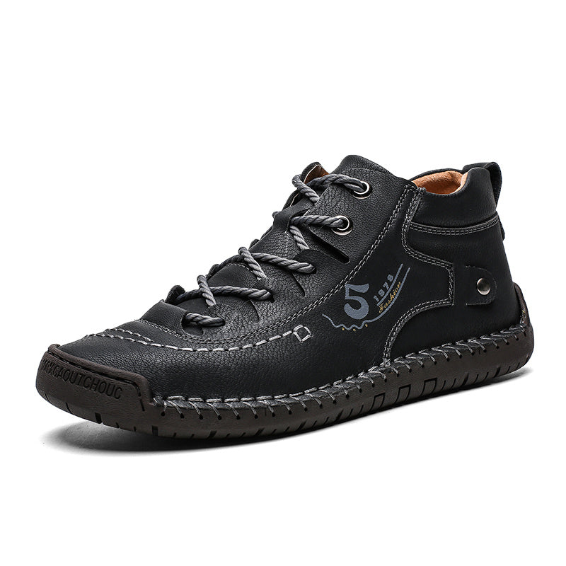 Men's Lace-up Ankle Boots Casual Shoes Sneakers