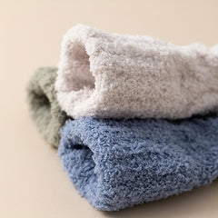 Men's Non-slip Winter Plush Sleep Socks Thick Warm Floor Socks