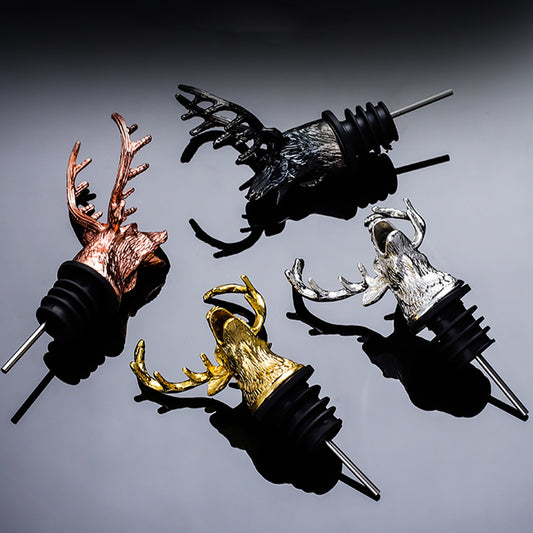 Deer Head Stainless Steel Alcohol Dispenser