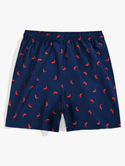 Men's Small Shrimp Double Layer Beach Pants