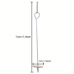 Stainless Steel Parrot Fruit & Vegetable Holder Bird Feeders