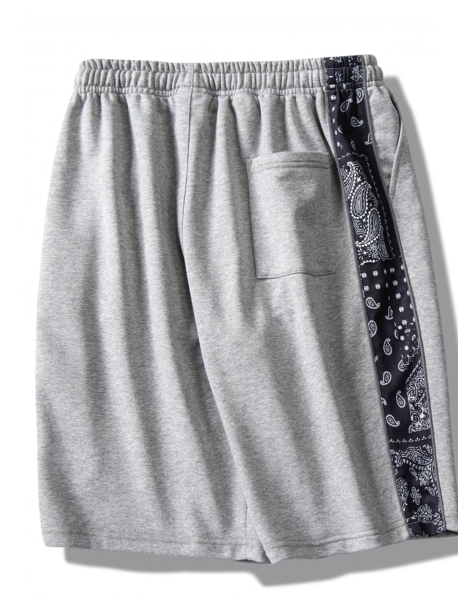 Men's Reflective Strip Loose Sports Shorts