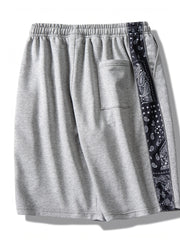 Men's Reflective Strip Loose Sports Shorts