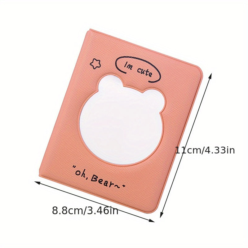 Kpop 3 Inch Photocard Holder Love Heart Hollow Album 32 Pockets