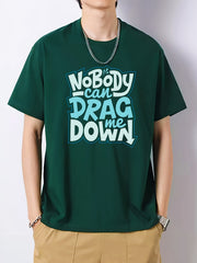Men's Slim Fit Print Top Short Sleeve T-shirt