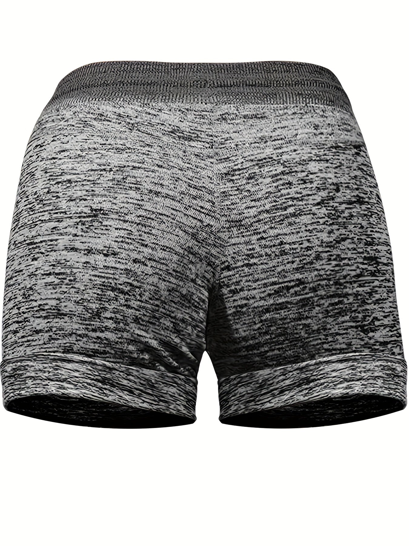 Sunflower Print Drawstring Shorts for Women