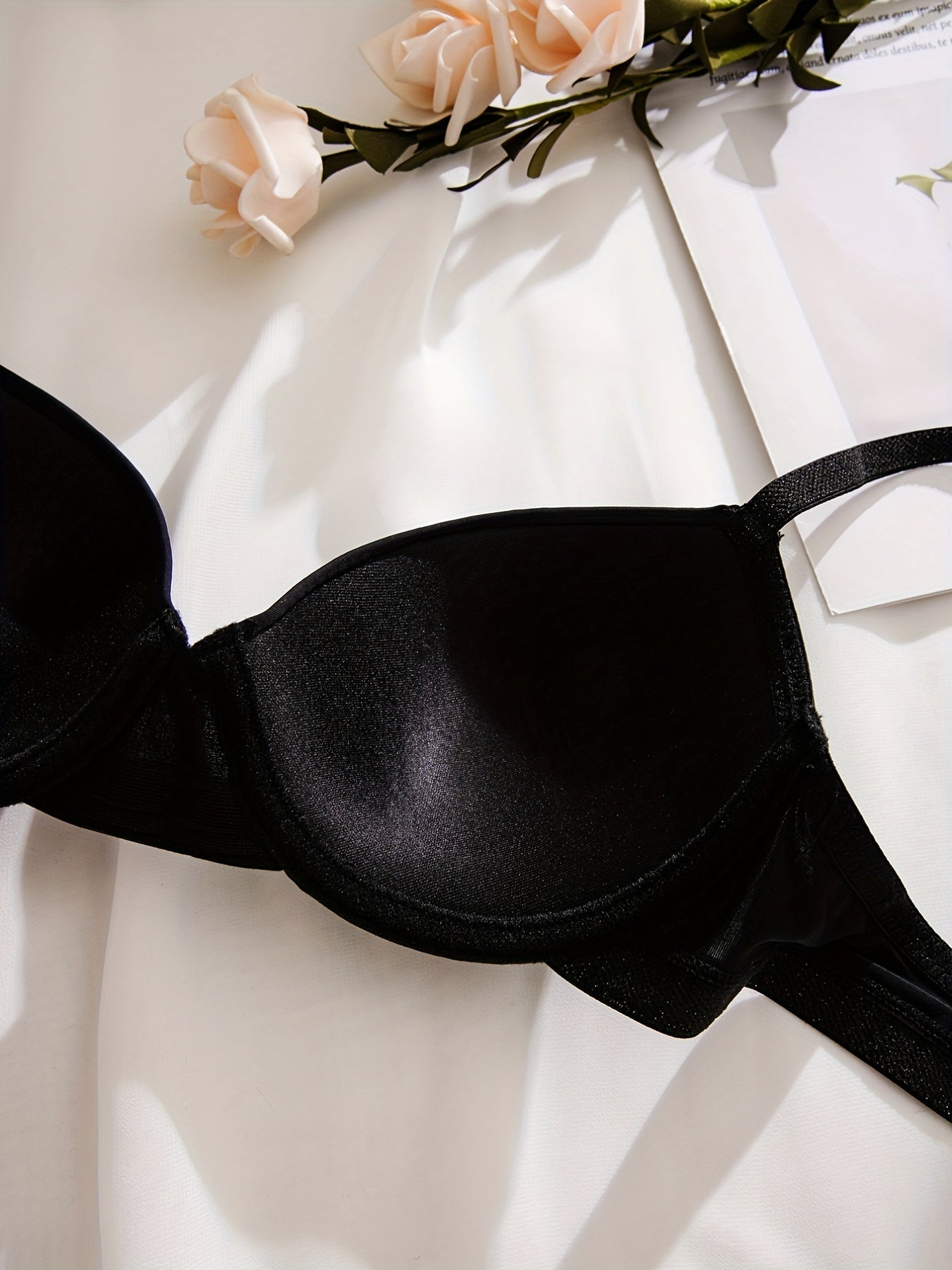Colorblock Push Up Bra Women's Lingerie
