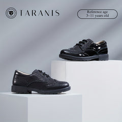 TARANIS Boys Classic Loafer Shoes Lightweight Comfortable Non Slip Flat Shoes