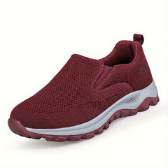 Women's Lightweight Slip On Walking Shoes Breathable Mesh Casual Sneakers