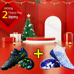 2pcs Boy's Non Slip Football Cleat With Spikes - Outdoor Soccer Cleats