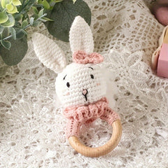 Handcrafted Baby Rattle Toy - Ideal Keepsake Gift for Newborns