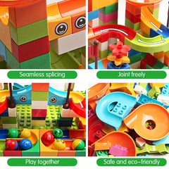 Marble Maze with Funnel Slide Blocks - Perfect Gift for Kids