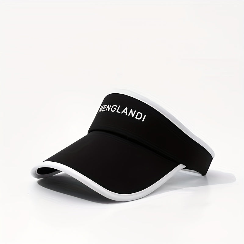 Print Ponytail Visor Hat Lightweight UV Protection Travel Beach Hats