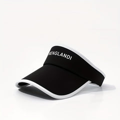 Print Ponytail Visor Hat Lightweight UV Protection Travel Beach Hats