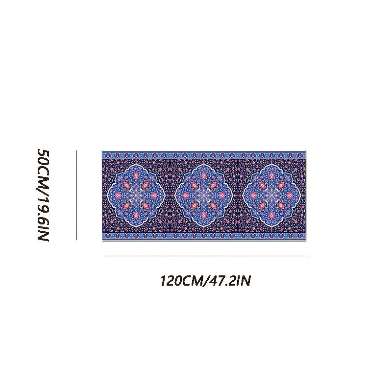 Bohemian Vintage Hallway Rug Moroccan Style Kitchen Mat