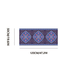 Bohemian Vintage Hallway Rug Moroccan Style Kitchen Mat