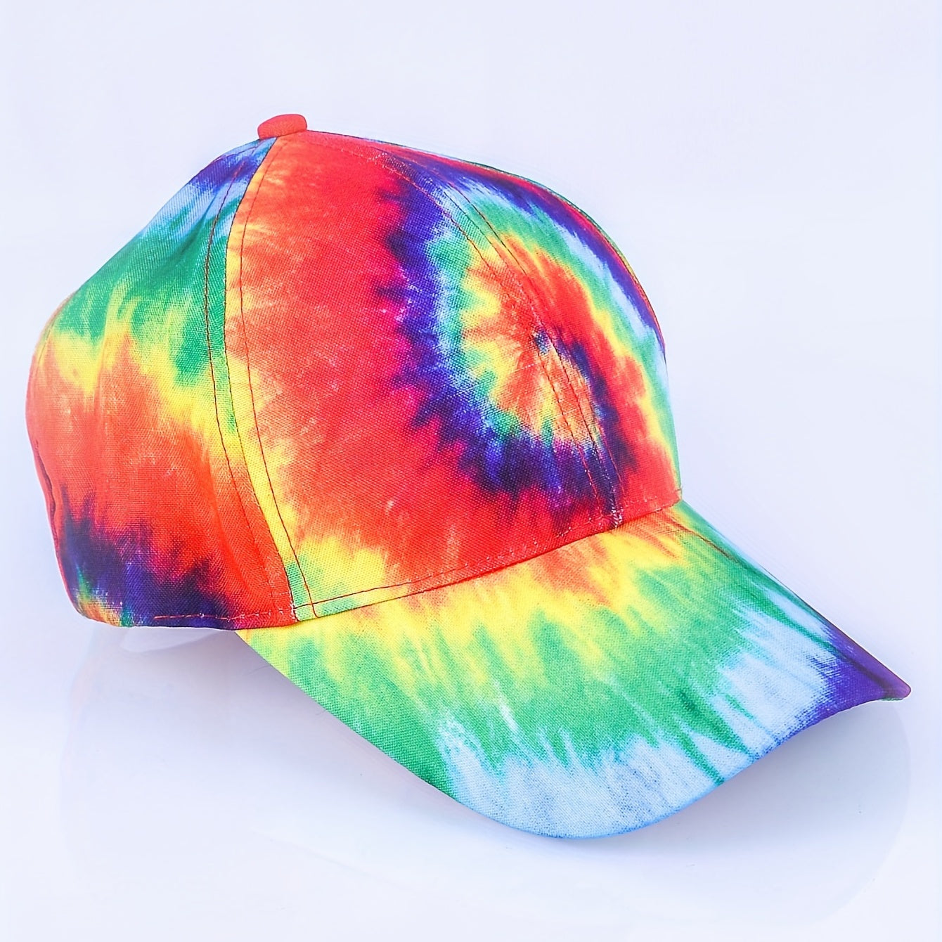 Pride Rainbow Baseball Cap Tie Dye Printed Lightweight Dad Hats
