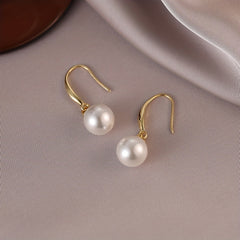 Faux Pearl Drop Earrings for Girls