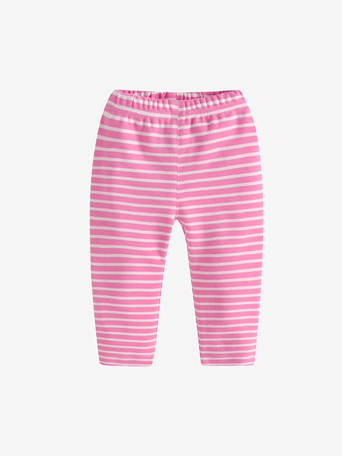 Girls Cotton Striped Pants Elastic Waist Kids Spring Summer Clothes