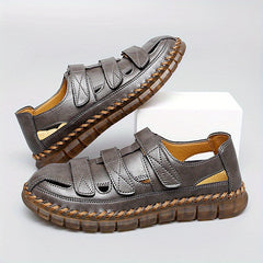 Men's Hook and Loop Fastener Sandals for Hiking