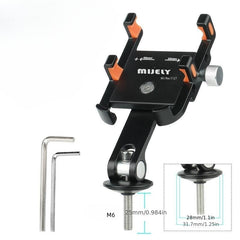 Aluminum Alloy Bike Phone Holder 360 Rotating Universal Rack
