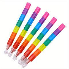 6pcs Crayons Colored Pencils School Supplies Kids Birthday Party Favors