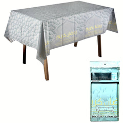2pcs Disposable Aluminum Film Tablecloth Party Decoration