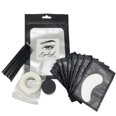 Professional Grafting Eyelashes Set with Gentle Glue Removal Cream