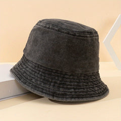 Kids Unisex Washed Fisherman Hat Sunshade Outdoor