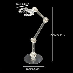 4pcs Doll Stands Figure Display Bracket Action Base For 1 144 SHF Robot