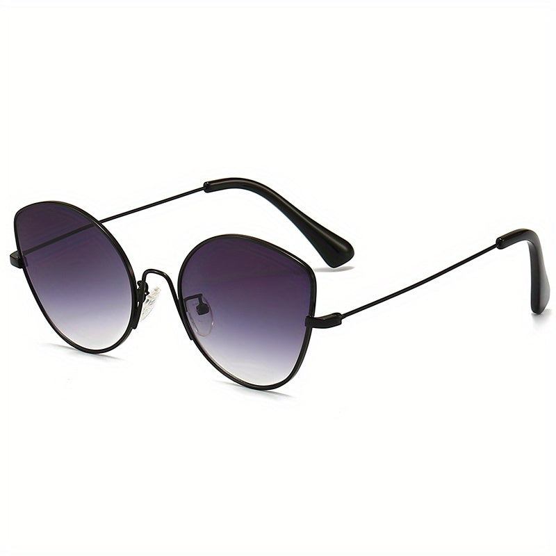 Women's Metal Frame Sunshade Sunglasses for Outdoor Activities