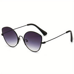 Women's Metal Frame Sunshade Sunglasses for Outdoor Activities