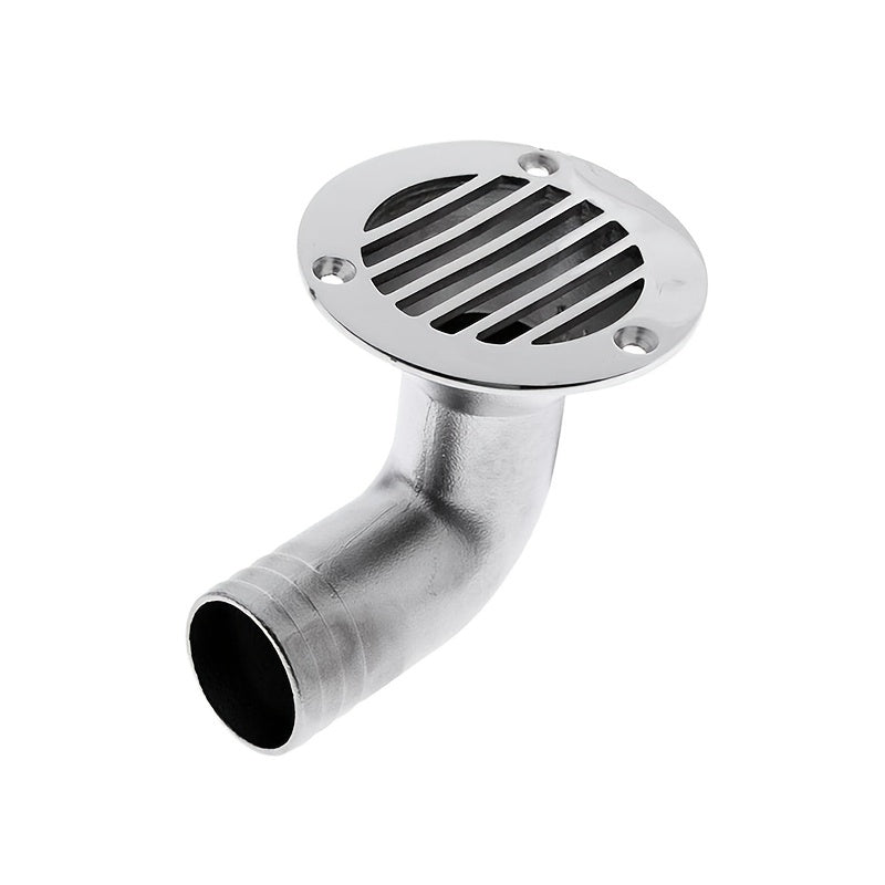 316 Stainless Steel Boat Deck Drain Scupper 90 Degree 32MM Yacht Replacement