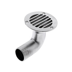 316 Stainless Steel Boat Deck Drain Scupper 90 Degree 32MM Yacht Replacement